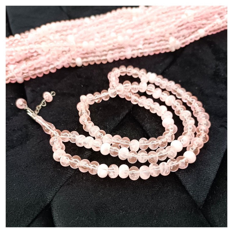 Tesbih Akrilik Pudra 10 Mm - 10 Adet