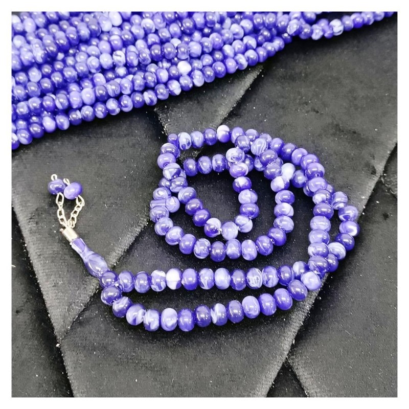 Tesbih Akrilik Lila 10 Mm - 10 Adet