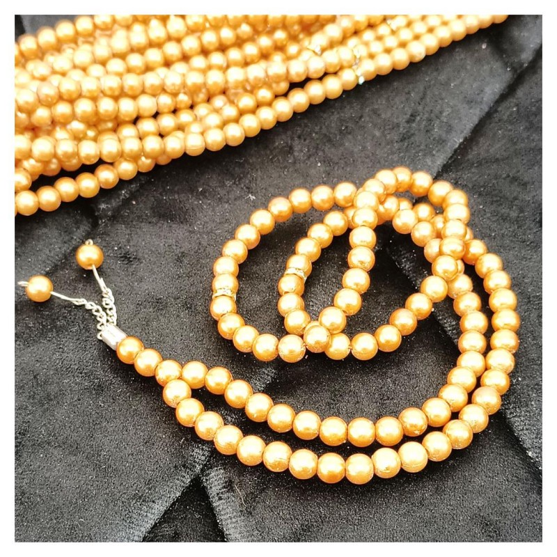 Tesbih İnci Kapiçino 8 Mm - 10 Adet