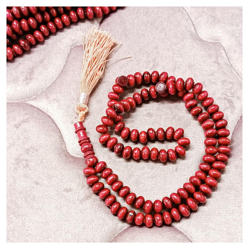 Tesbih Şimşir Kiremit 8 Mm - 10 Adet