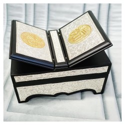 Hediyelik Kuranı Kerim Gold Rahleli Sandık