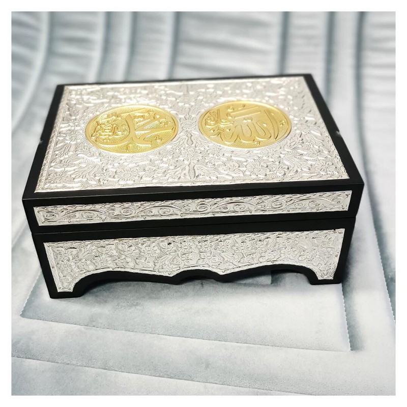 Hediyelik Kuranı Kerim Gold Sandıklı Set