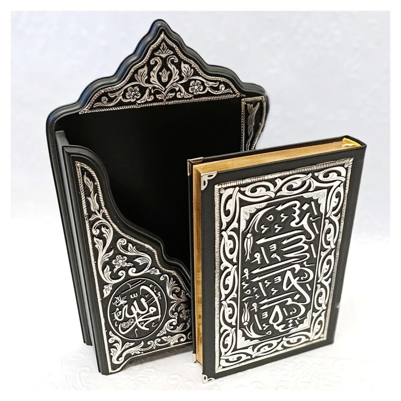 Hediyelik Kuranı Kerim Gümüş Taçlı Model