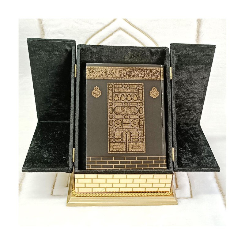 Hediyelik Kuranı Kerim 2 Kapaklı Kabe Maketi