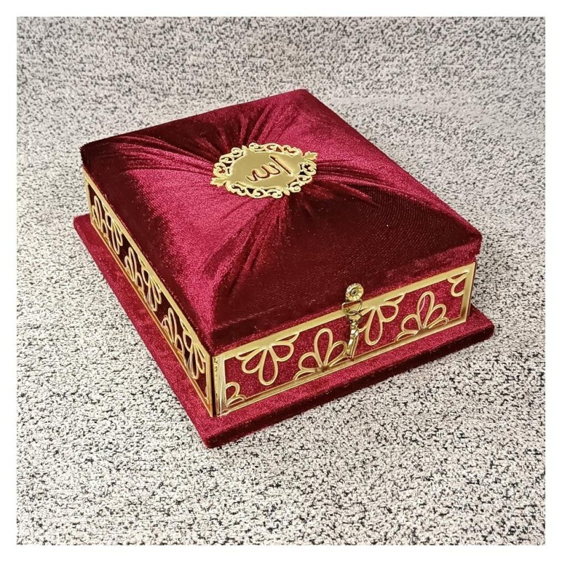 Hediyelik Kuranı Kerim Kutulu - Cep Boy - Renk Opsiyonlu