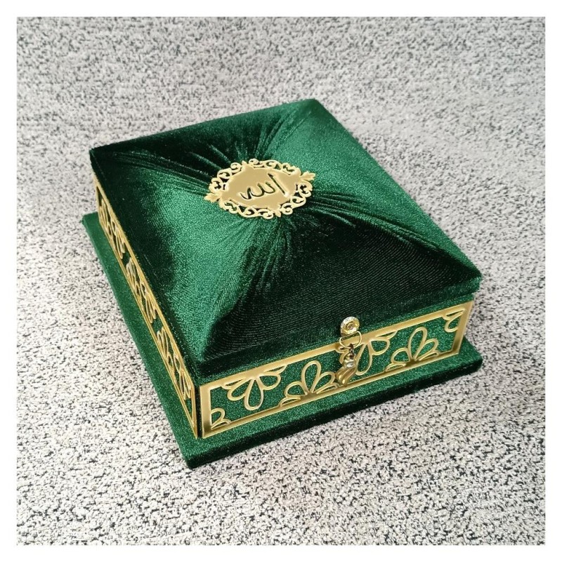 Hediyelik Kuranı Kerim Kutulu - Çanta Boy - Renk Opsiyonlu 