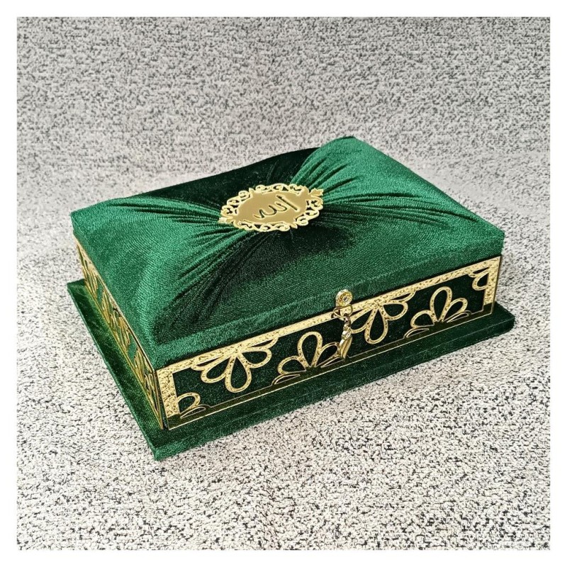 Hediyelik Kuranı Kerim Kutulu  - Hafız Boy - Renk Opsiyonlu