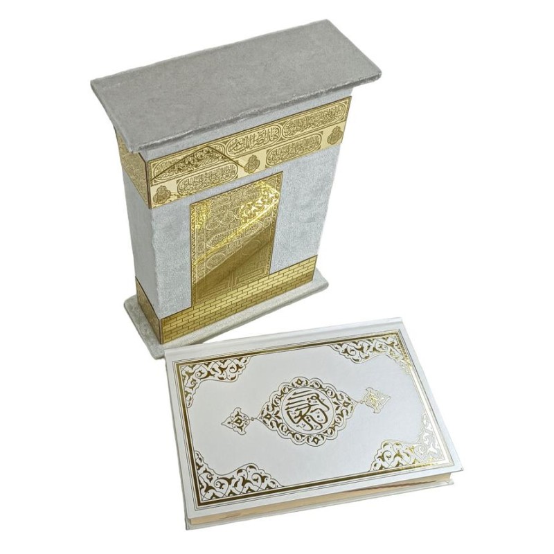 Hediyelik Kuranı Kerim - Kabeli Set Gold - Renk Opsiyonlu