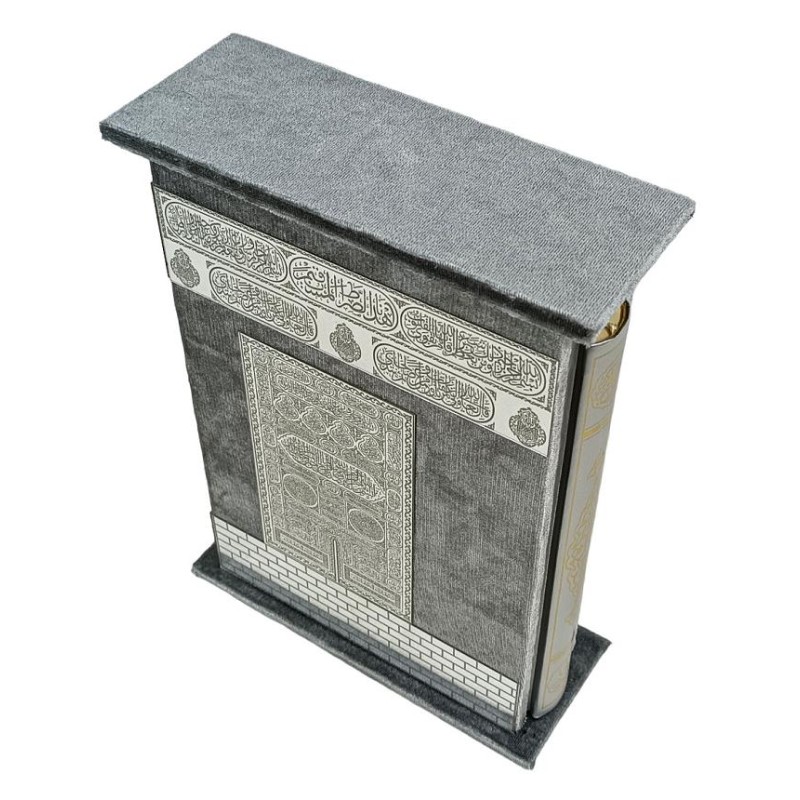 Hediyelik Kuranı Kerim - Kabeli Set Gümüş - Renk Opsiyonlu