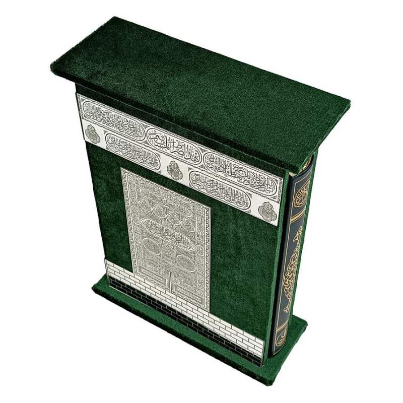 Hediyelik Kuranı Kerim - Kabeli Set Gümüş - Renk Opsiyonlu