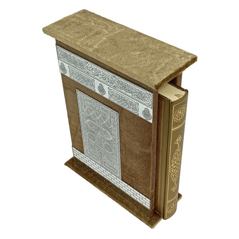 Hediyelik Kuranı Kerim - Kabeli Set Gümüş - Renk Opsiyonlu