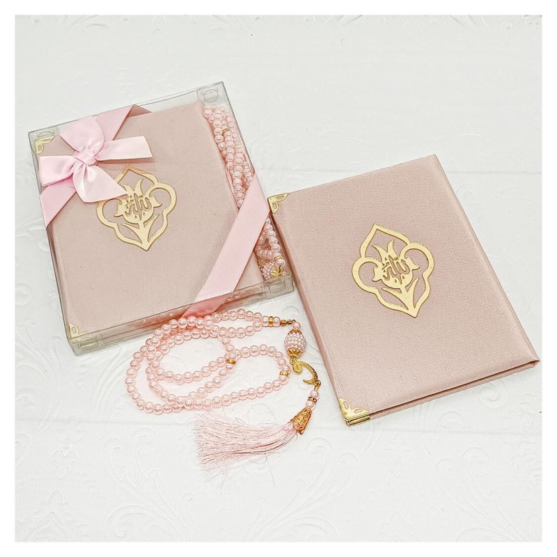 Hediyelik Yasin Seti Pudra - Tesbihli