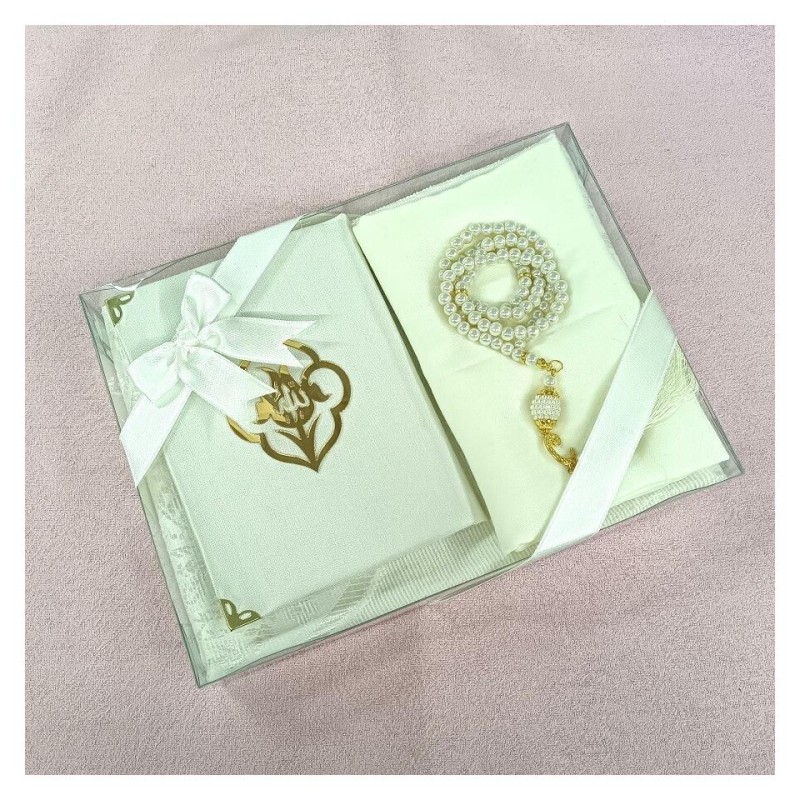 Hediyelik Yasin Seti - Yasin Seccade Tesbih Tülbent