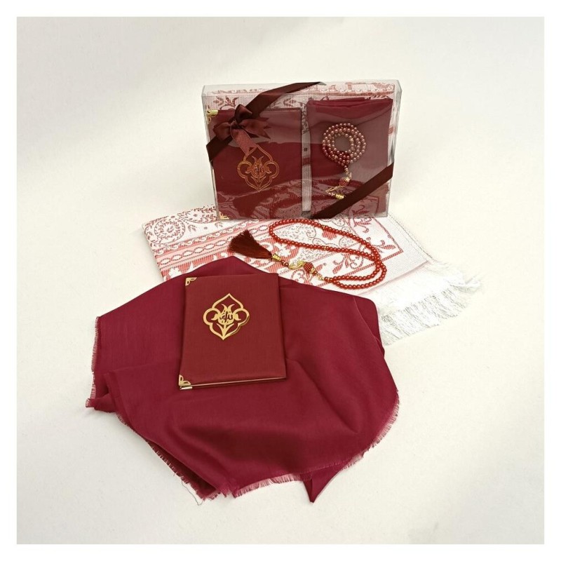 Hediyelik Yasin Seti - Yasin Seccade Tesbih Tülbent