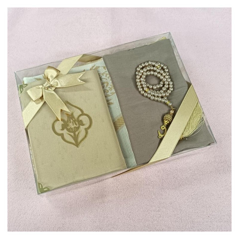 Hediyelik Yasin Seti - Yasin Seccade Tesbih Tülbent