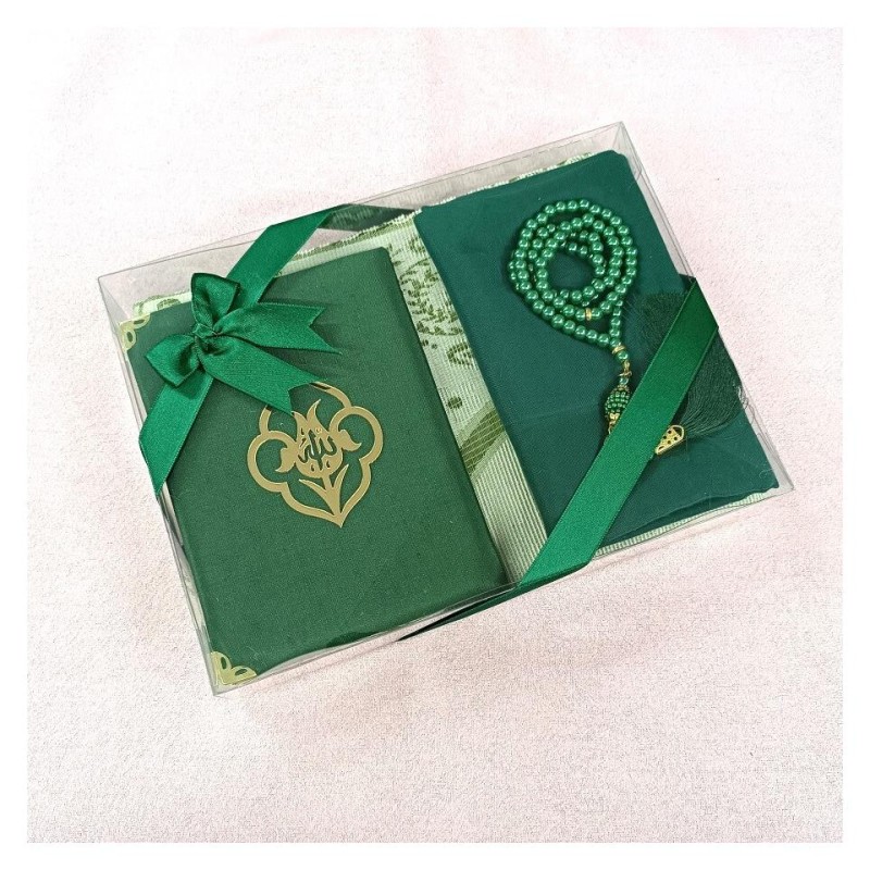 Hediyelik Yasin Seti - Yasin Seccade Tesbih Tülbent