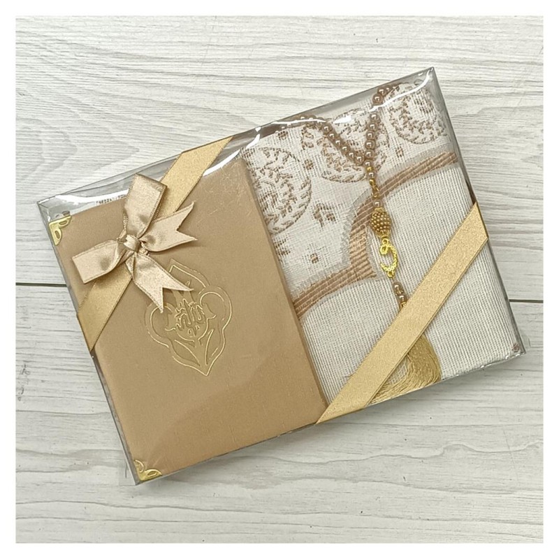 Hediyelik Yasin Seti Kapiçino -  Yasin Seccade Tesbih