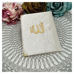 Kadife Kaplı Yasin Kitabı - Bej 192 Sayfa 