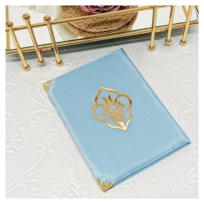 Yasin Kitabı Şantuk Kaplama - Mavi Çanta Boy