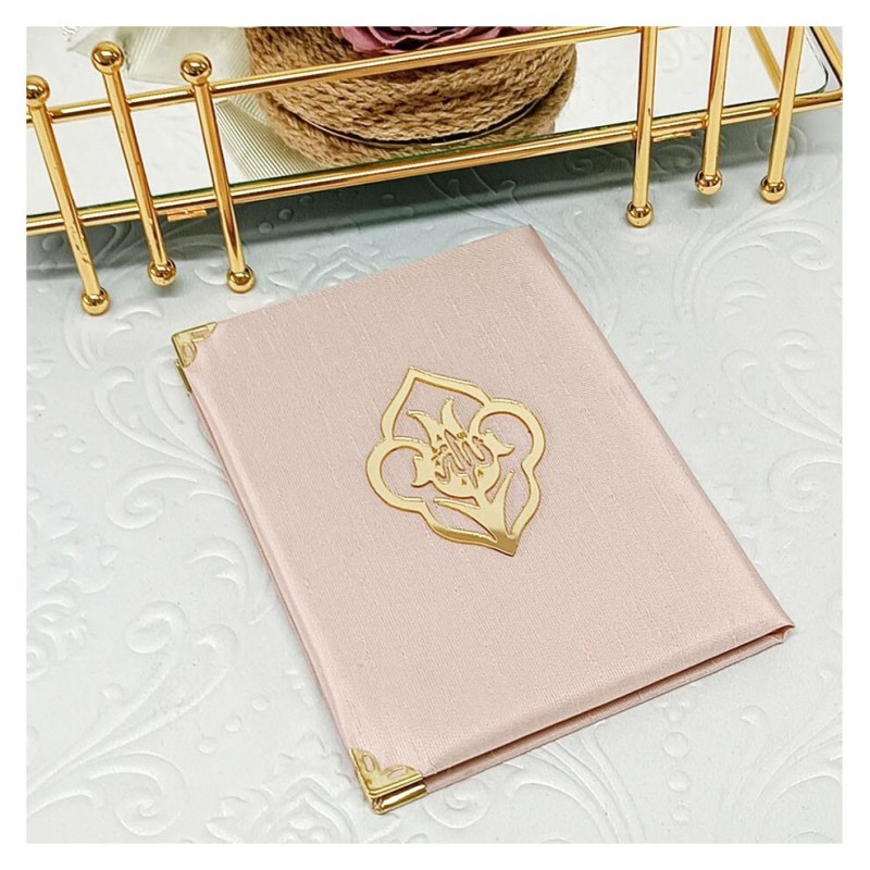 Yasin Kitabı Şantuk Kaplama - Pudra Çanta Boy