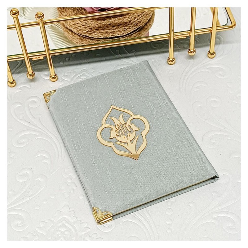 Yasin Kitabı Şantuk Kaplama - Gri Çanta Boy 