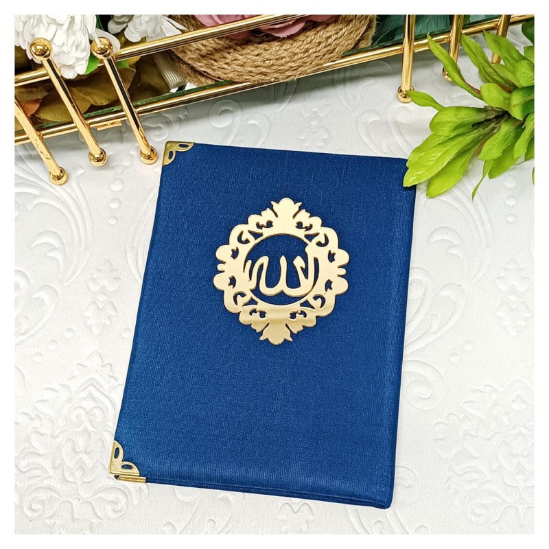 Yasin Kitabı Şantuk Kaplama - Lacivert Çanta Boy 