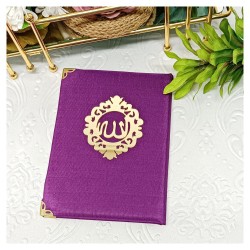 Yasin Kitabı Şantuk Kaplama - Mürdüm Çanta Boy