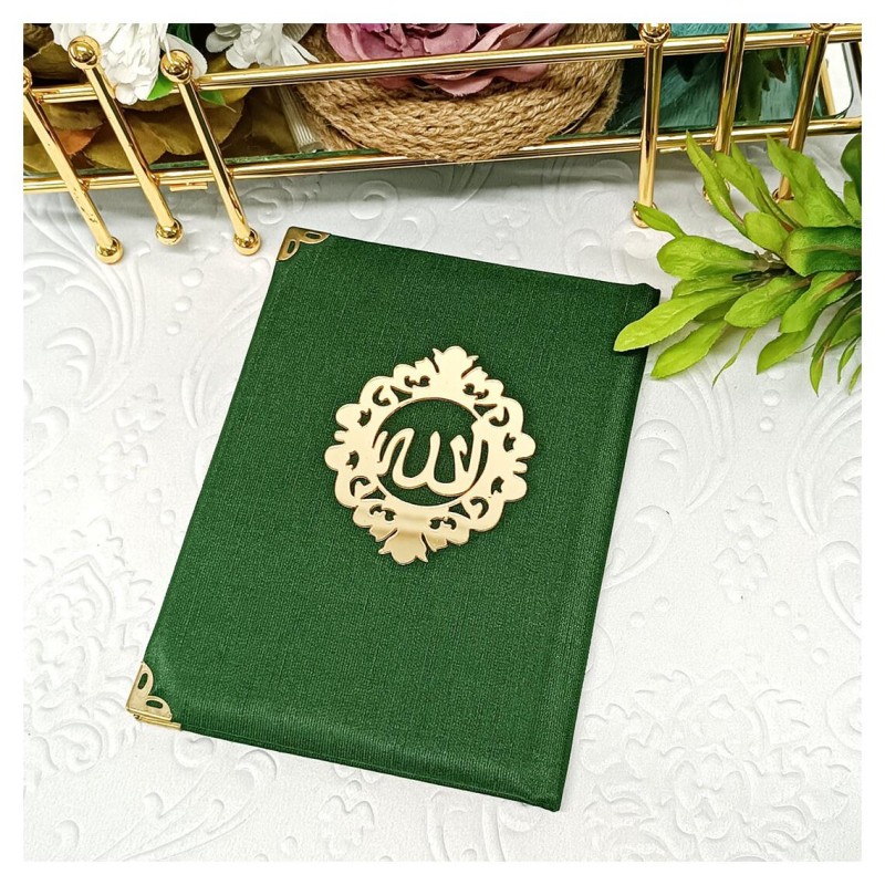 Yasin Kitabı Şantuk Kaplama - Yeşil Çanta Boy 