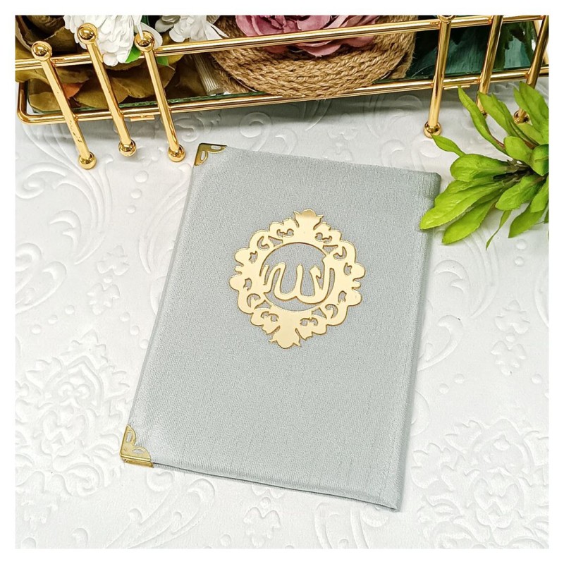 Yasin Kitabı Şantuk Kaplama - Gri Çanta Boy 