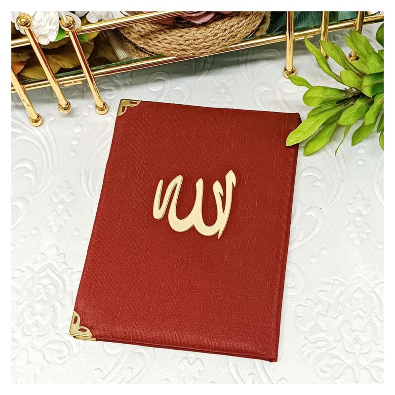 Yasin Kitabı Şantuk Kaplama - Bordo Çanta Boy 