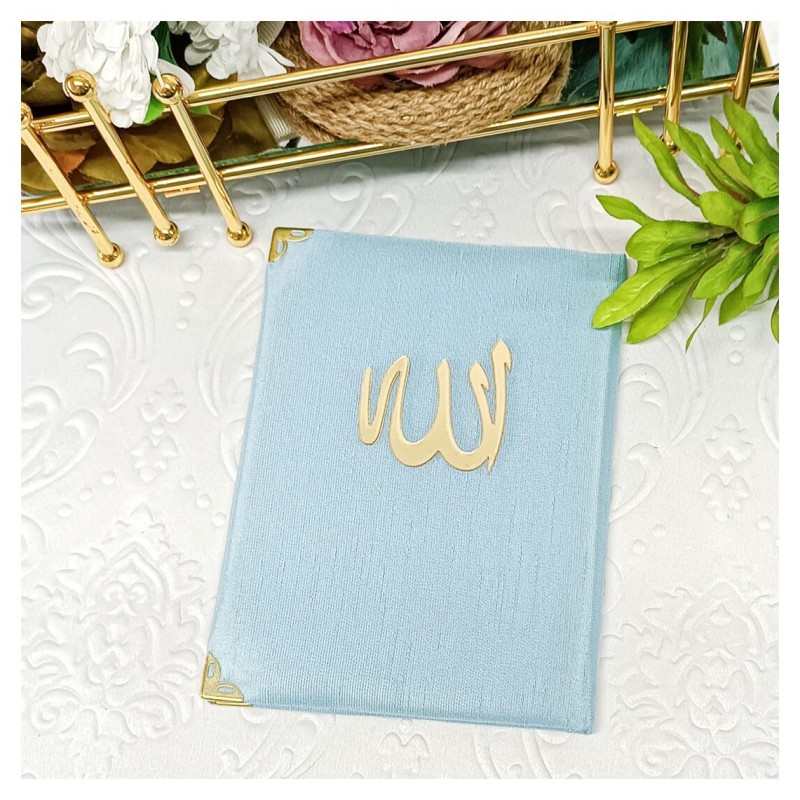 Yasin Kitabı Şantuk Kaplama - Mavi Orta Boy 