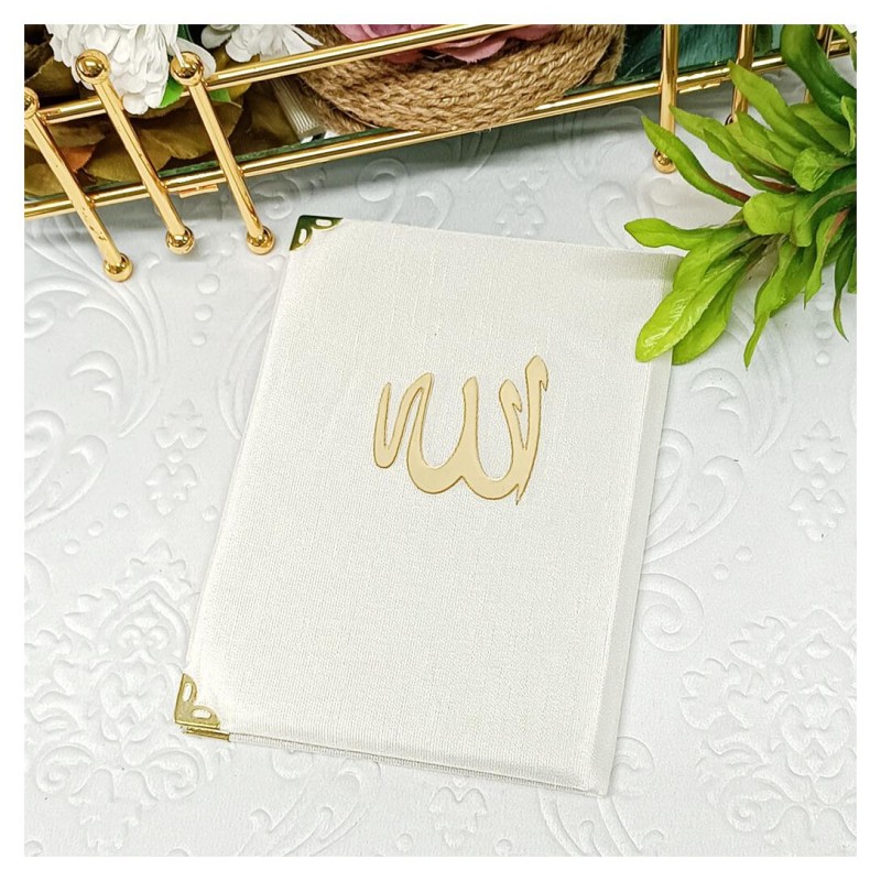 Yasin Kitabı Şantuk Kaplama - Bej Orta Boy