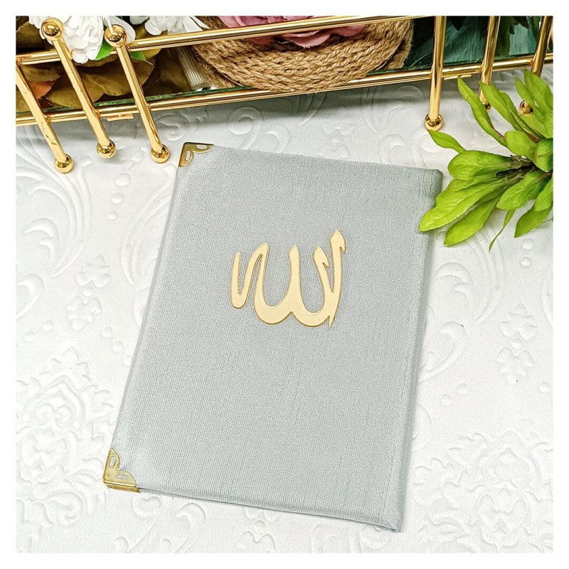 Yasin Kitabı Şantuk Kaplama - Gri Orta Boy 192 Sayfa 