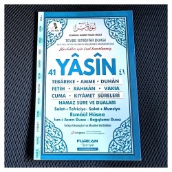 Yasin Kitabı - Mavi Orta Boy 128 Sayfa 