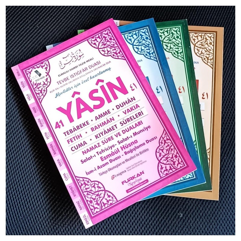 Yasin Kitabı - Mavi Orta Boy 128 Sayfa 