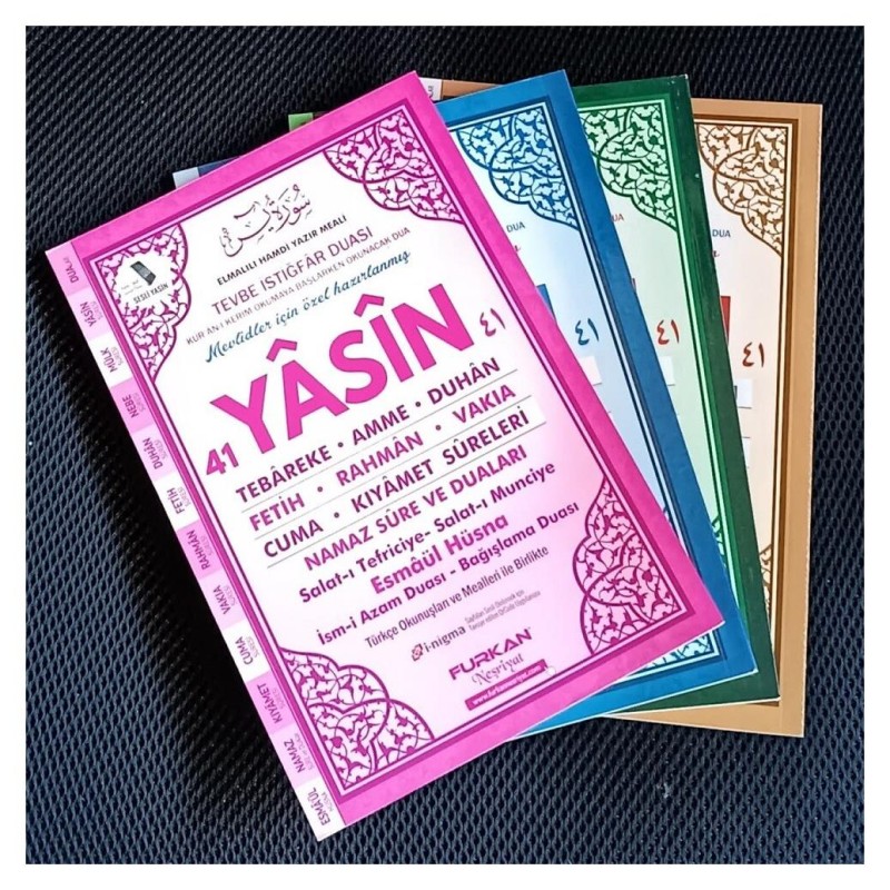 Yasin Kitabı - Mavi Orta Boy 192 Sayfa 