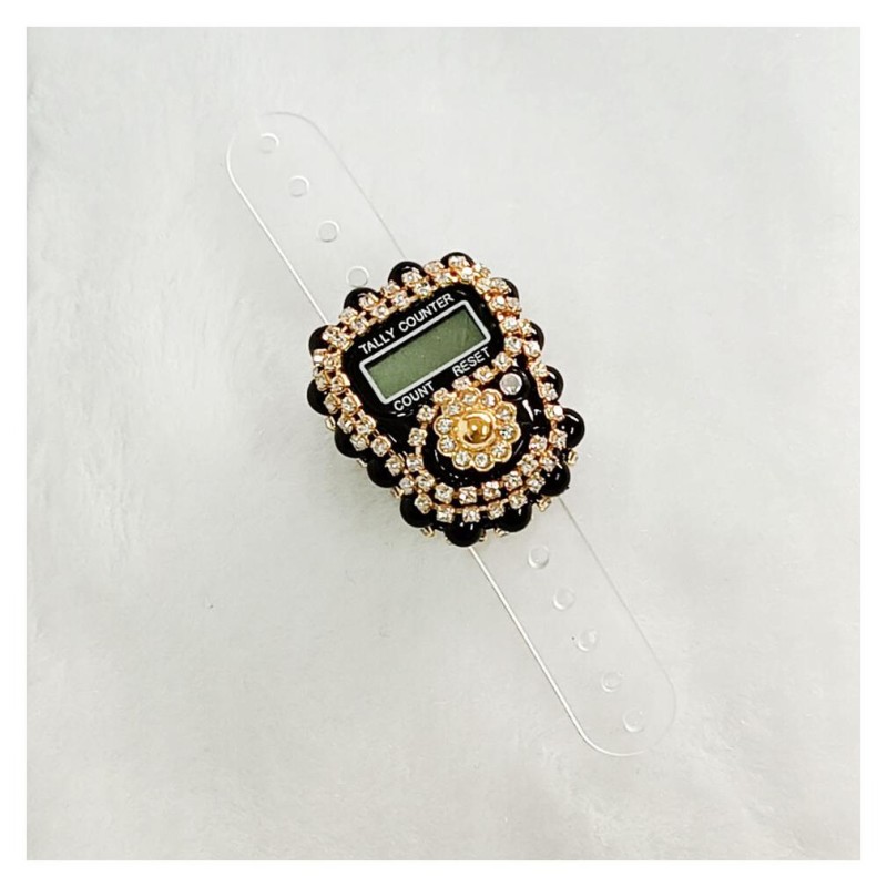 Zikirmatik Taşlı - Siyah