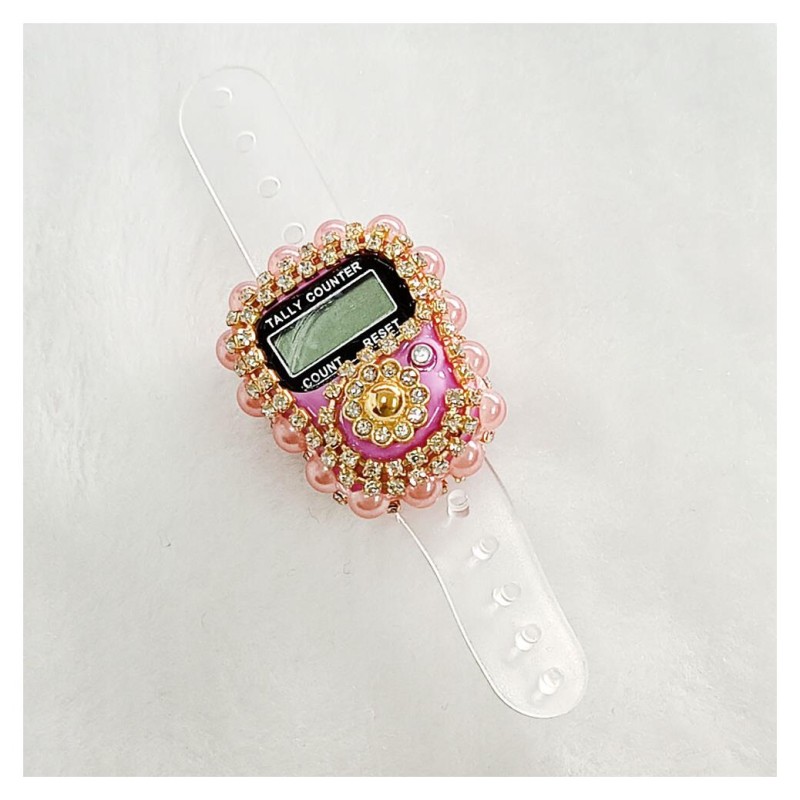 Zikirmatik Taşlı - Pembe