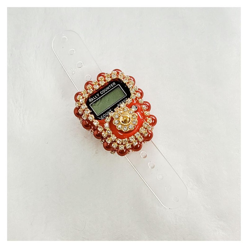 Zikirmatik Taşlı - Bordo